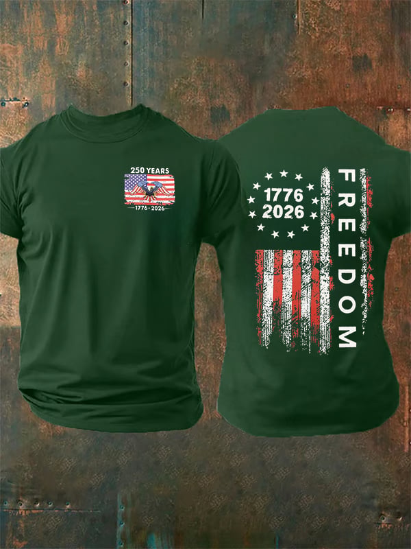 Men's  Freedom  Print T-Shirt
