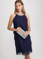 Tiered Mesh Dress