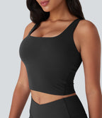 UltraSculptTM Cool Quick Dry Built-in Bra Yoga Tank Top-UPF 50+