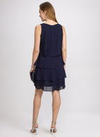 Tiered Chiffon Dress