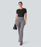 Seamless Flow Smoothing Adjustable Leg Straps Work Bodysuit-Easy Peezy