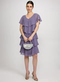 Tiered Capelet Dress