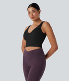 Seamless Flow Cropped Yoga Tank Top