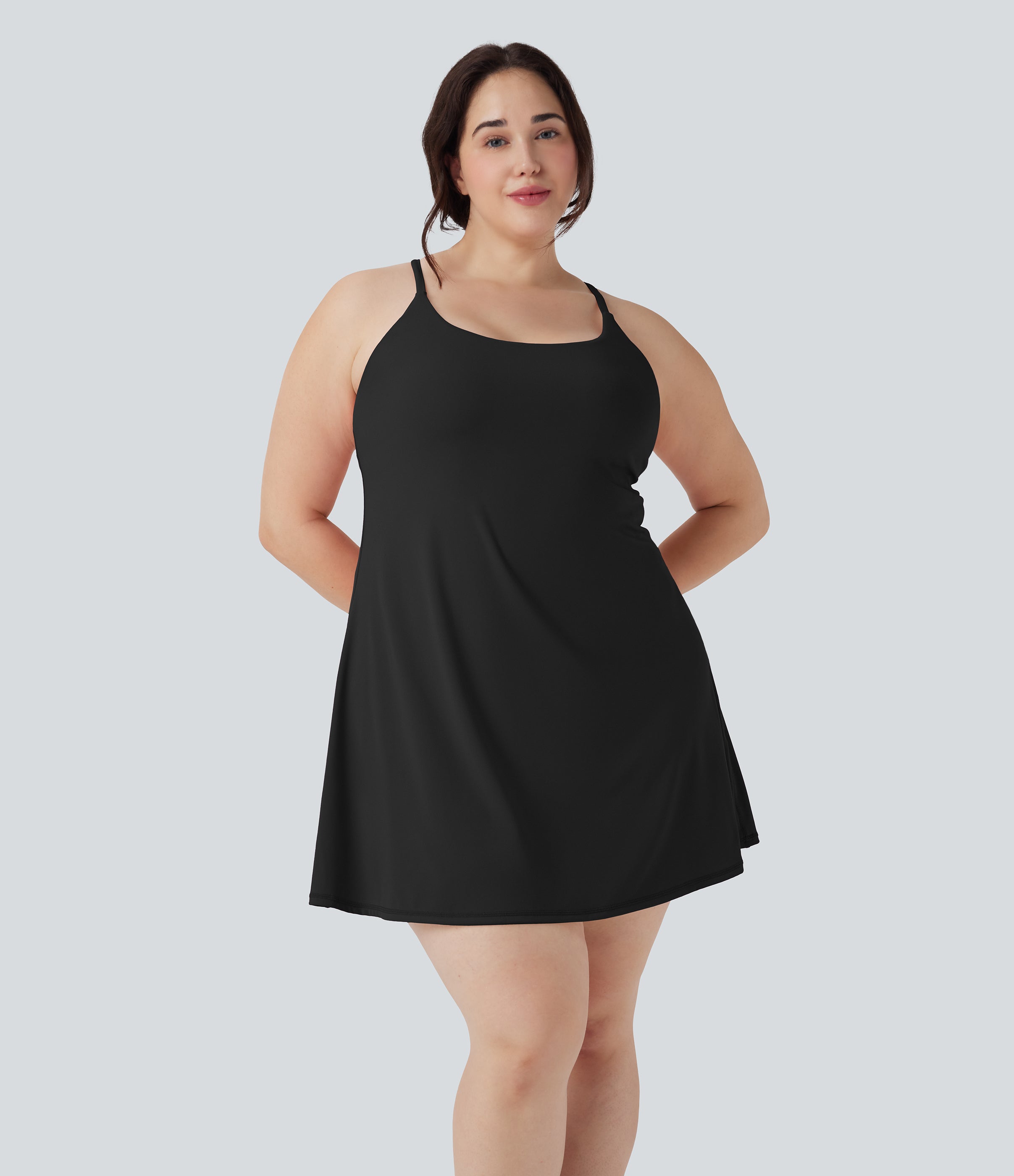 SoftlyZeroTM Plush Active Plus Size Dress-Longer Length-Easy Peezy Edition