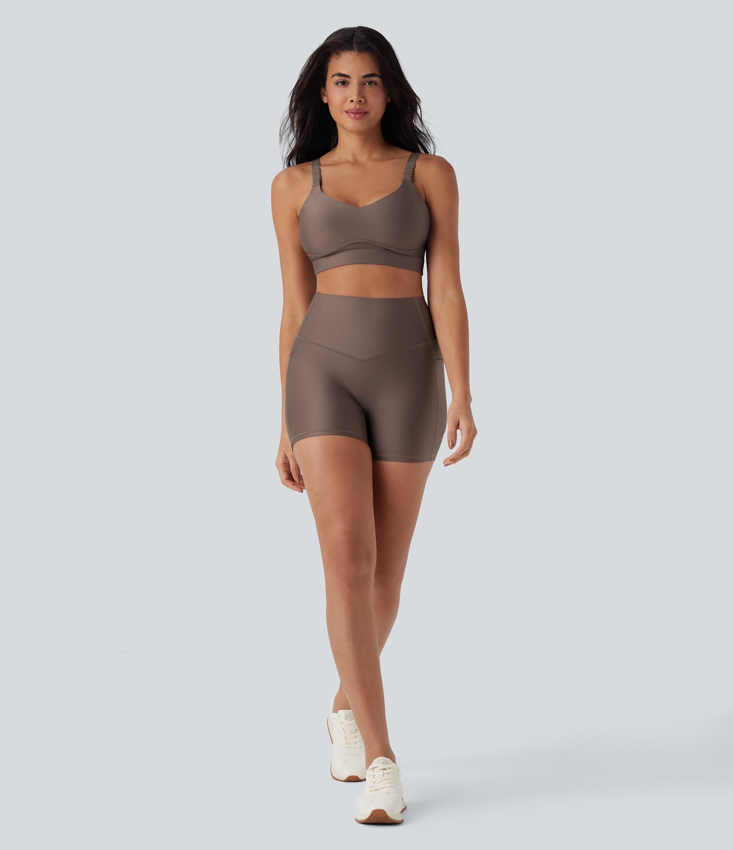 Medium Support Sheen Running Sports Bra