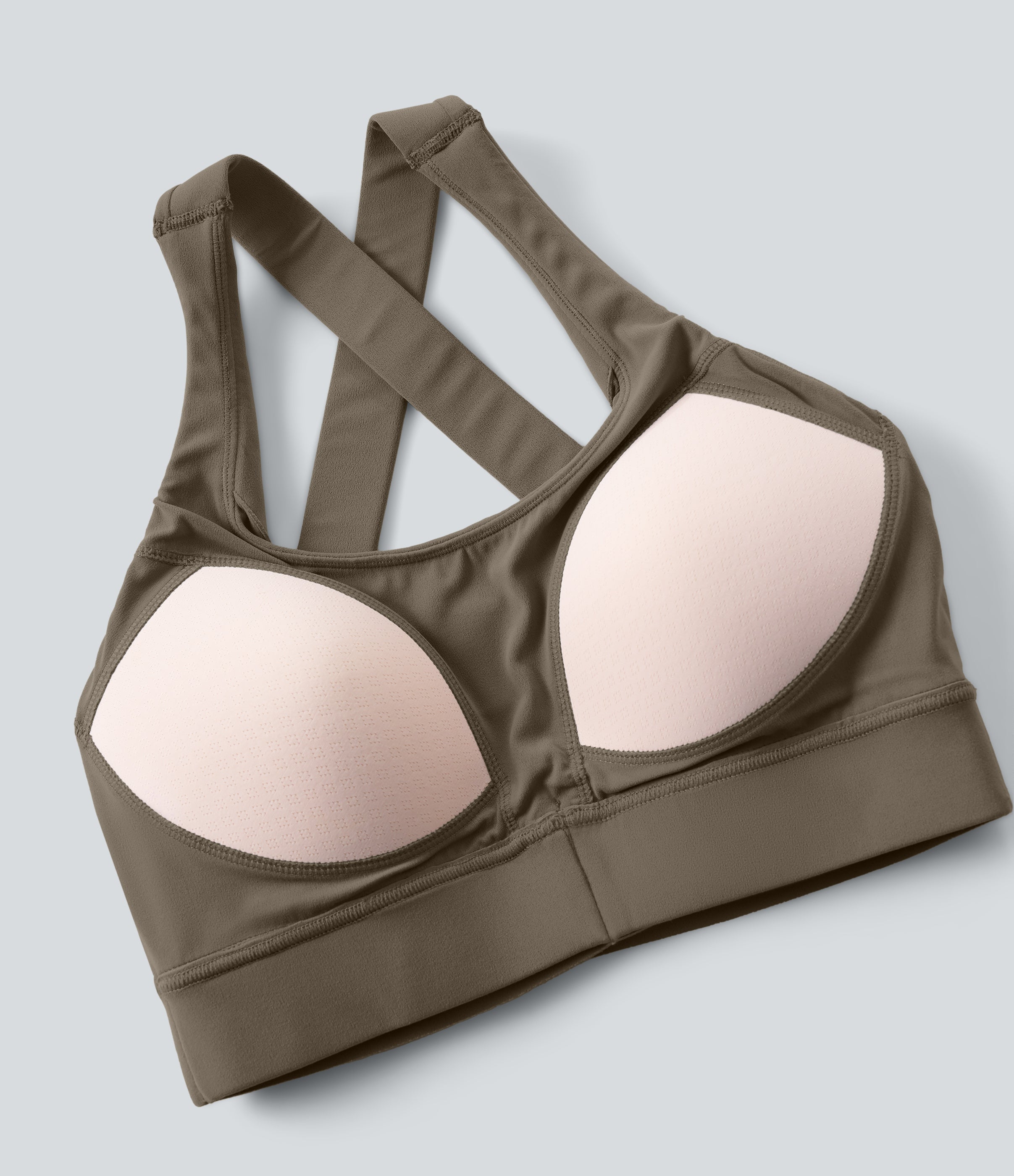 Medium Support Push Up Running Sports Bra