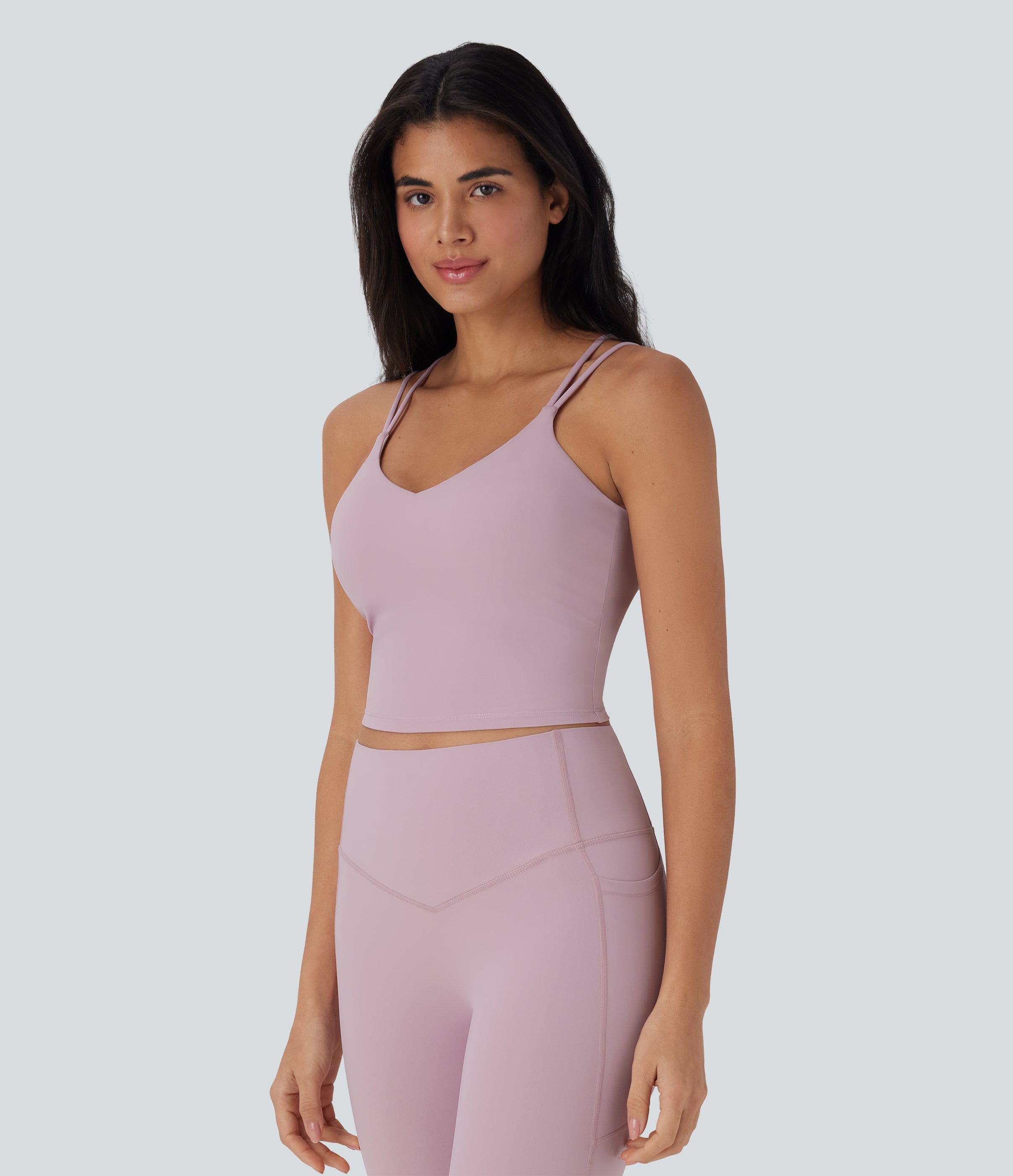 UltraSculptTM Cool Quick Dry Cropped Yoga Tank Top-UPF50+