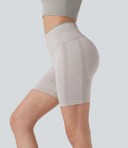 Seamless Flow High Waisted Scrunch Butt Lifting Yoga Biker Shorts 5''