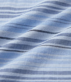 Low Rise Drawstring Wide Leg Stripe Casual Linen-Feel Pants with Pockets