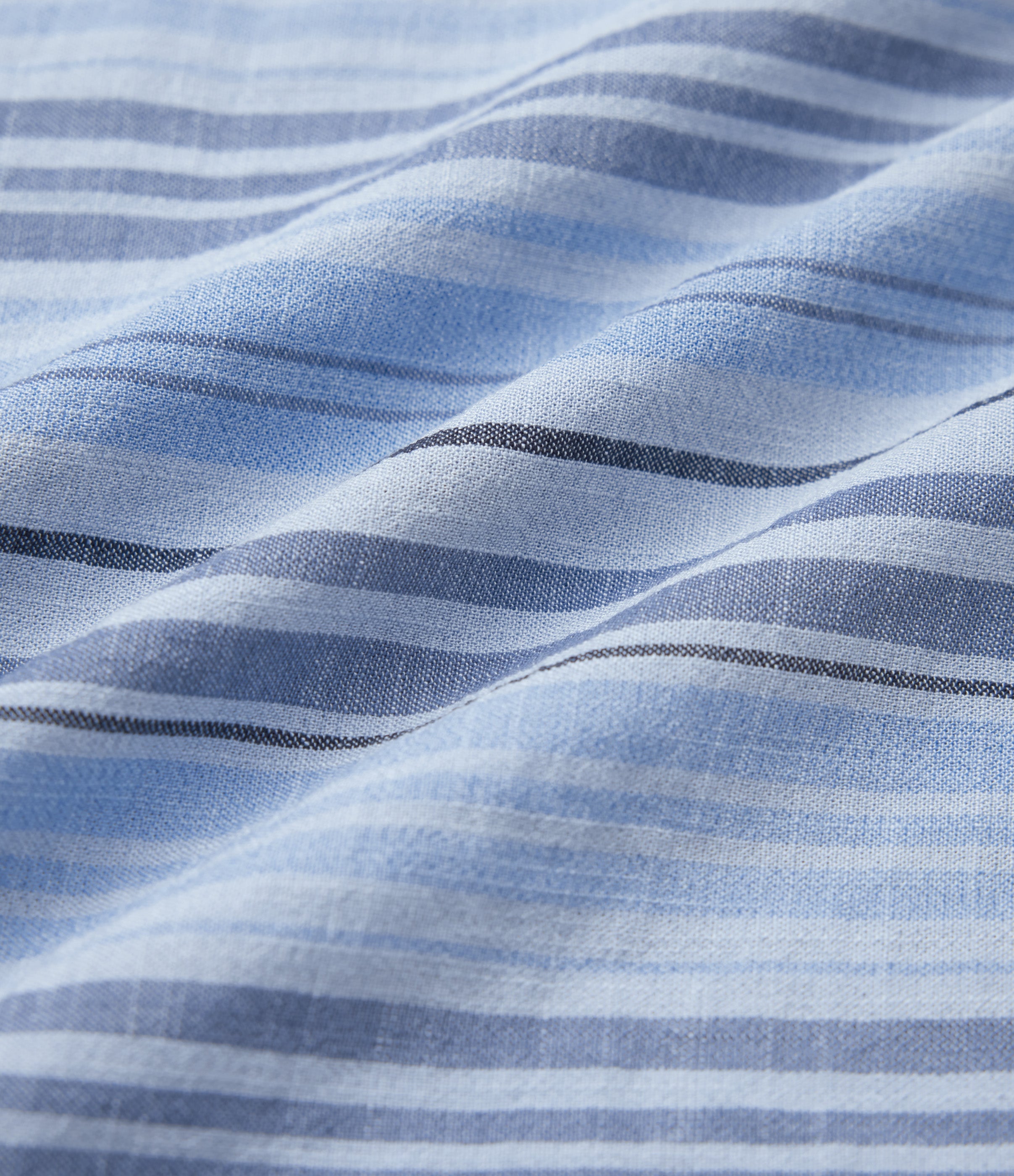 Low Rise Drawstring Wide Leg Stripe Casual Linen-Feel Pants with Pockets