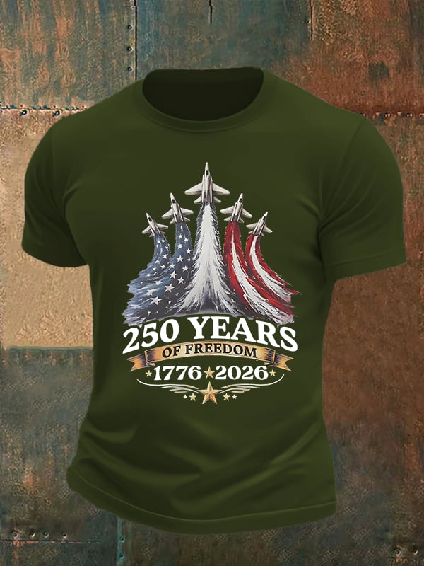 Men's   250 YEARS OF FREEDOM Print T-Shirt