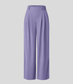 FlexTM High Waisted Side Pocket Wide Leg Waffle Work Pants