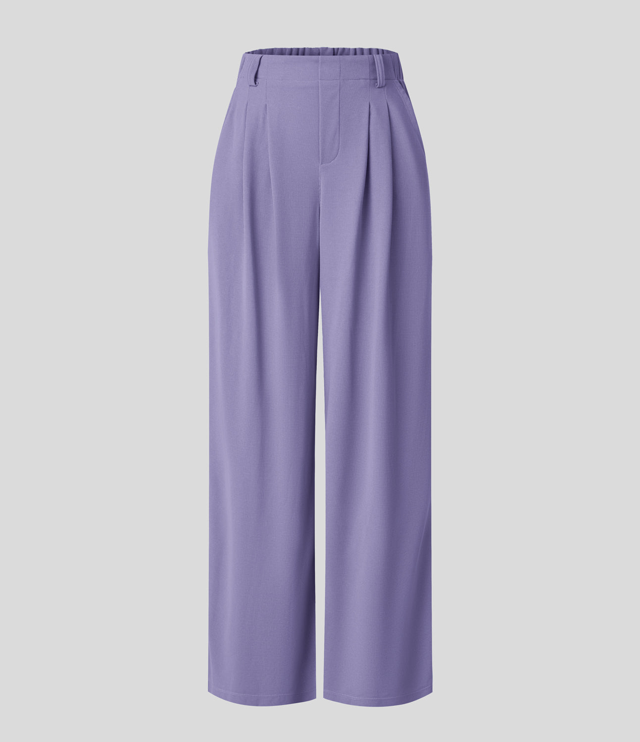 FlexTM High Waisted Side Pocket Wide Leg Waffle Work Pants