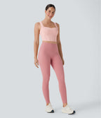 Sweetheart Neck Cropped Yoga Sports Top