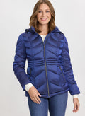 Metallic Chevron Quilted Jacket