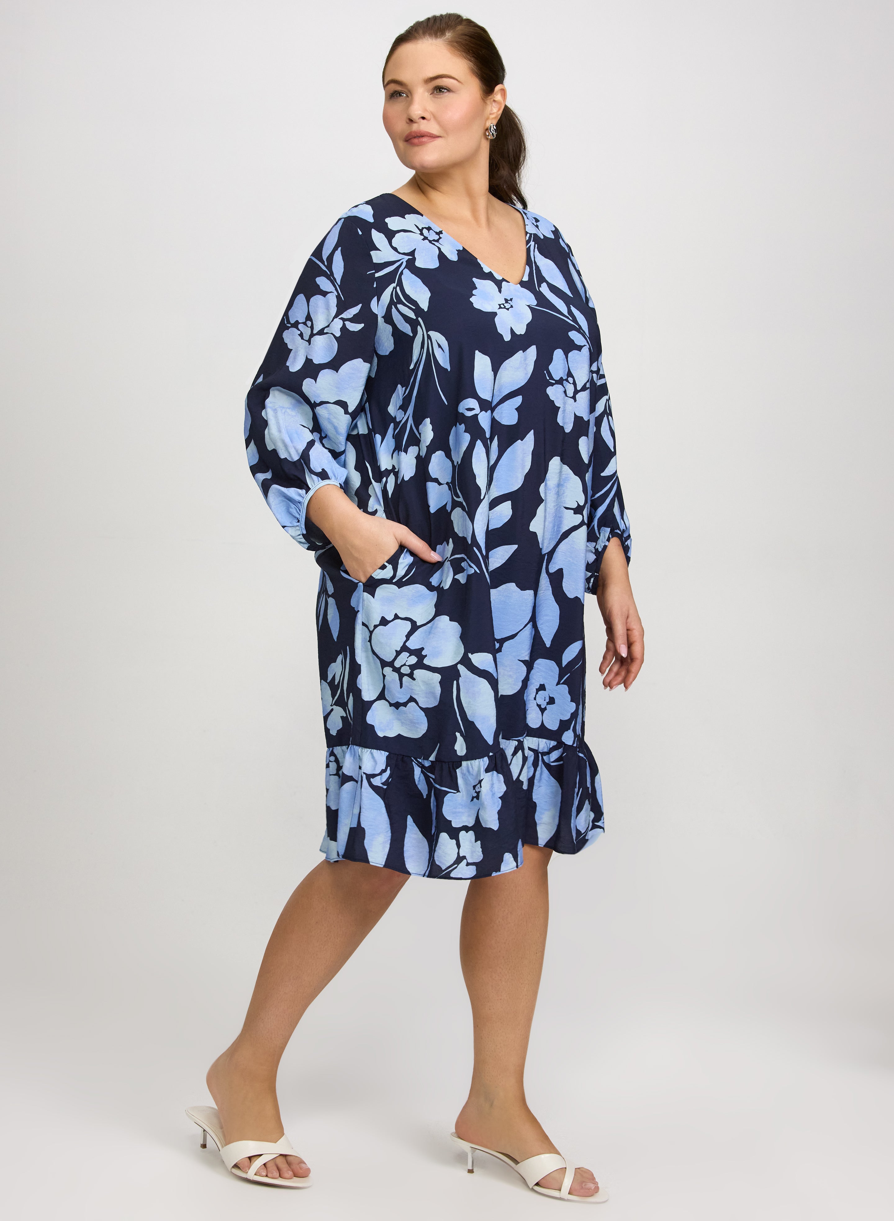 Floral A-Line Dress