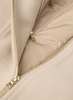 Stretch Wool Blend Coat