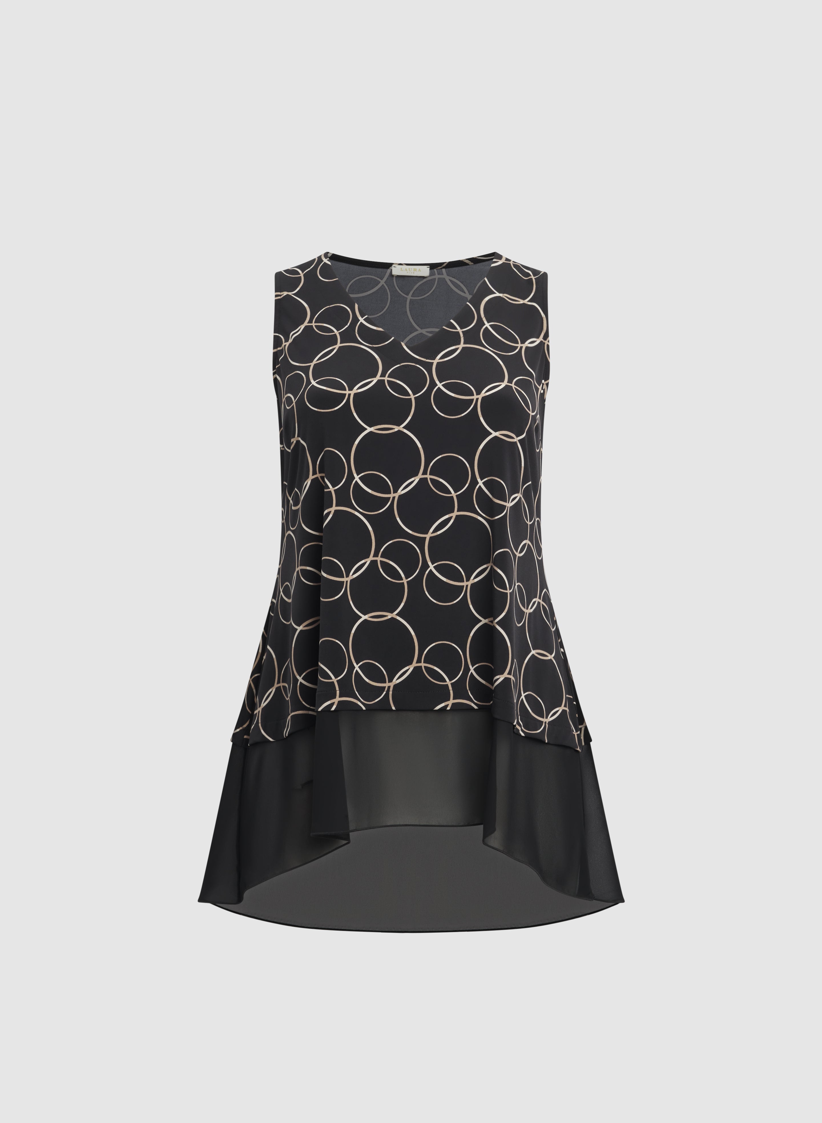Circle Print Tank Top
