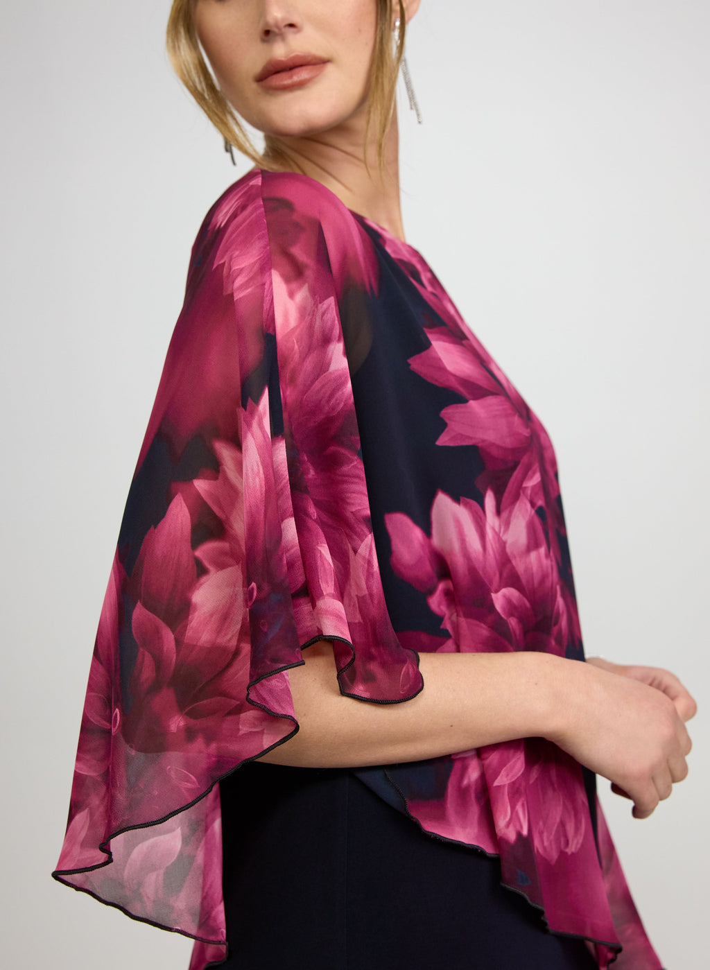 Floral Overlay Dress