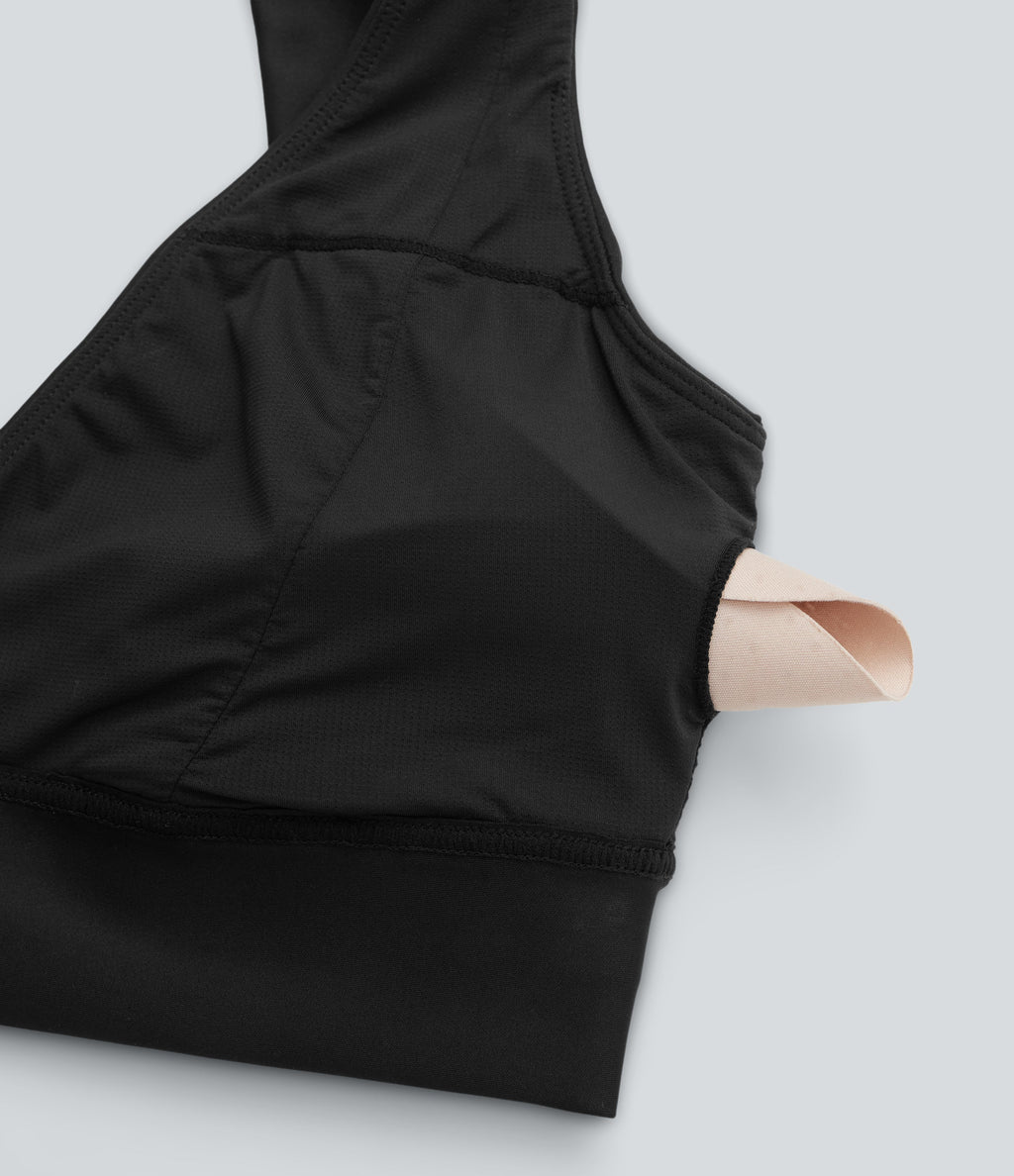 Light Support Sheen Yoga Sports Bra