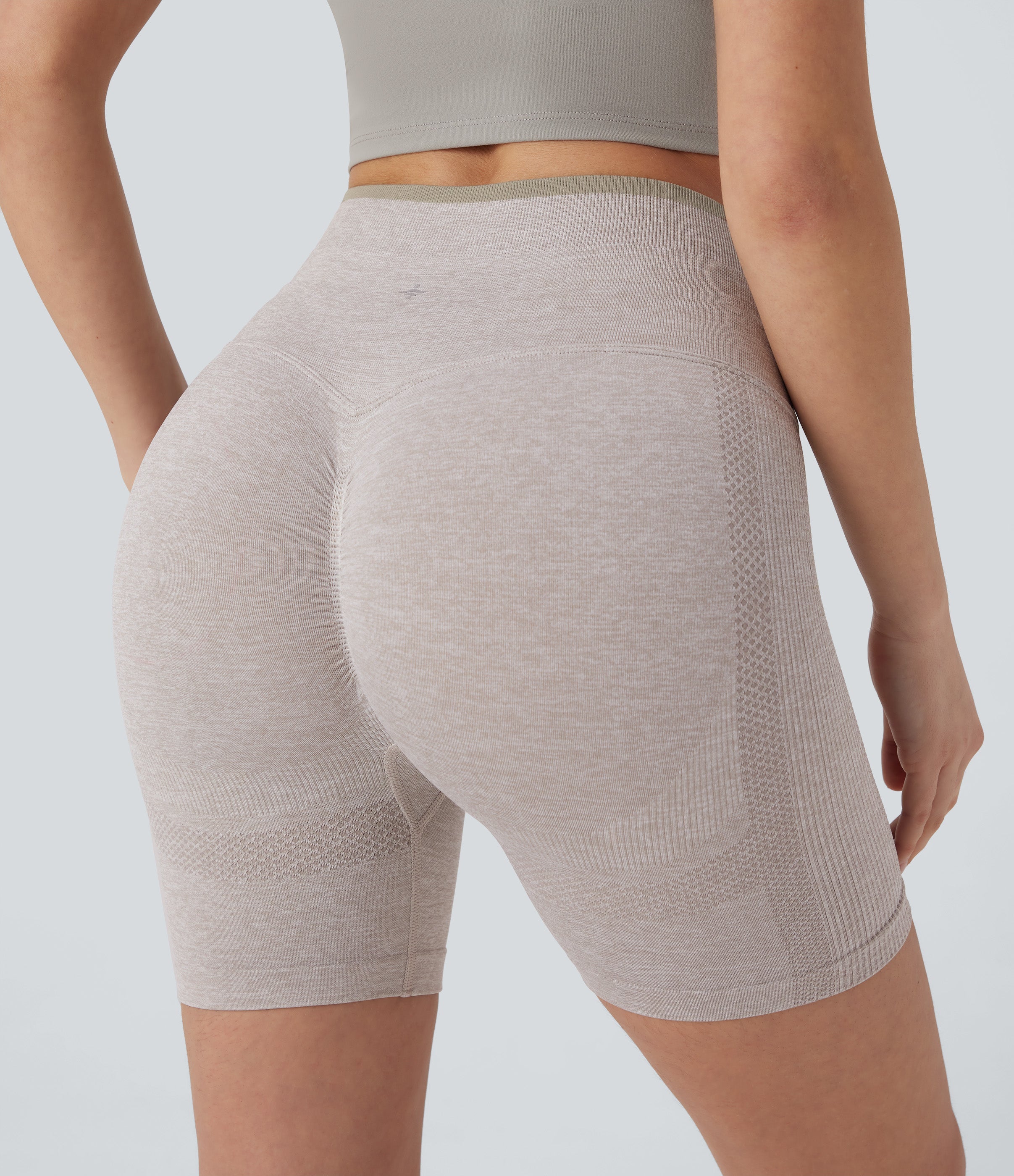 Seamless Flow High Waisted Scrunch Butt Lifting Yoga Biker Shorts 5''