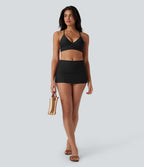 Mid Rise 2-in-1 Bikini Skirt Swimsuit