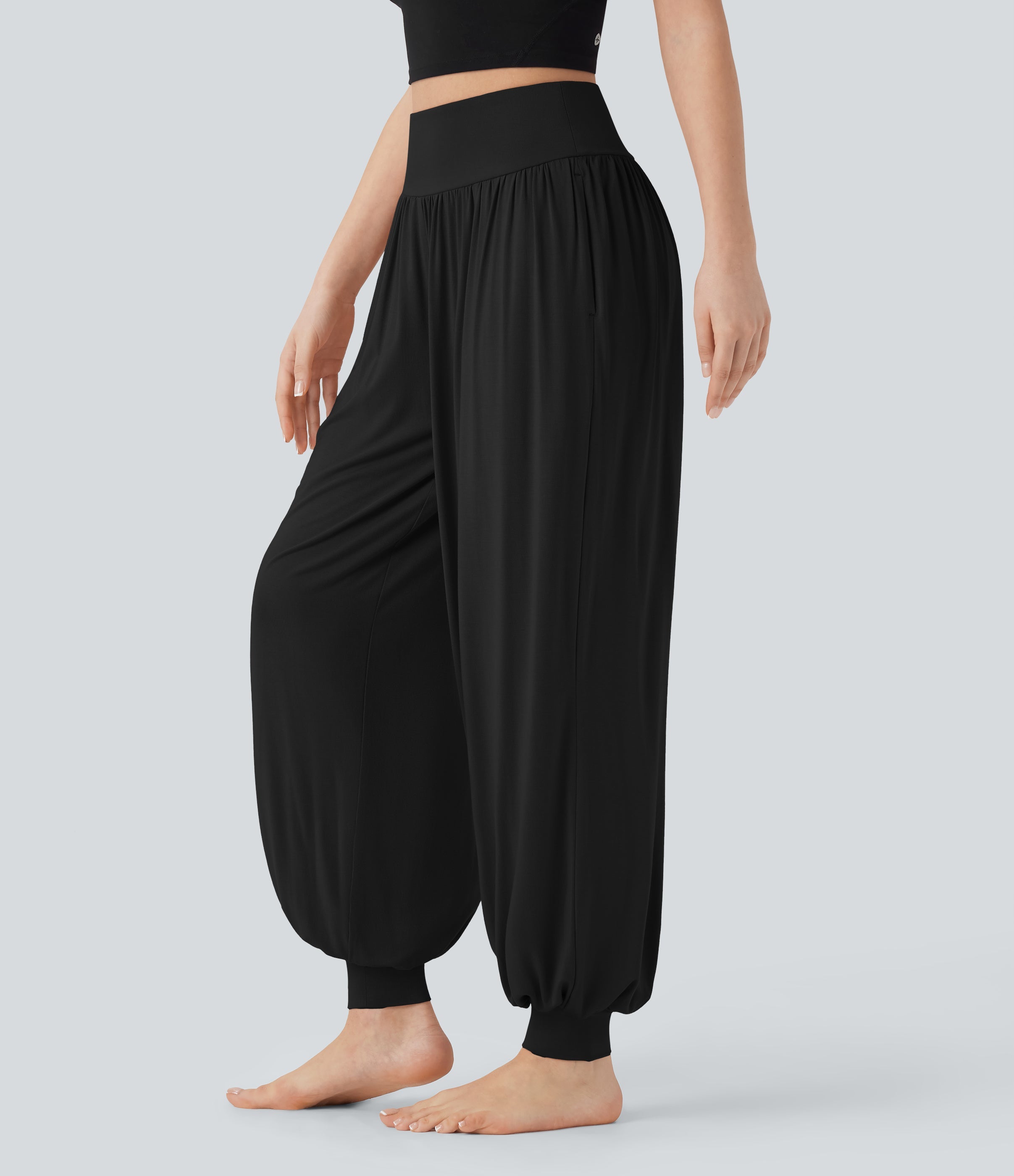 SoCinched High Waisted Tummy Control Yoga Joggers with Pockets