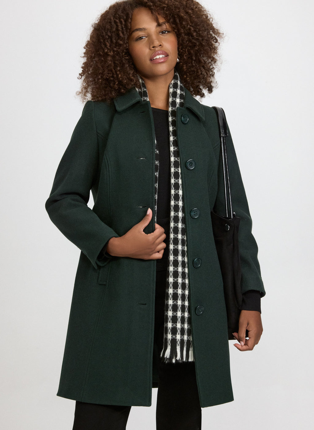 Wool-Blend Coat