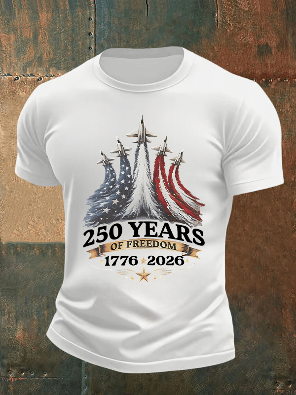 Men's   250 YEARS OF FREEDOM Print T-Shirt