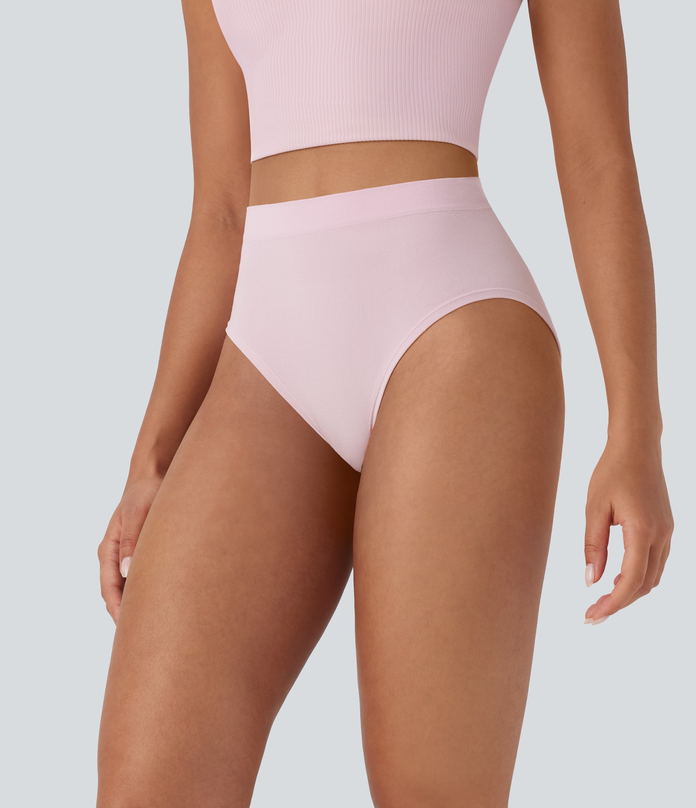 Seamless Flow High Waisted Lounge Underwear Panties