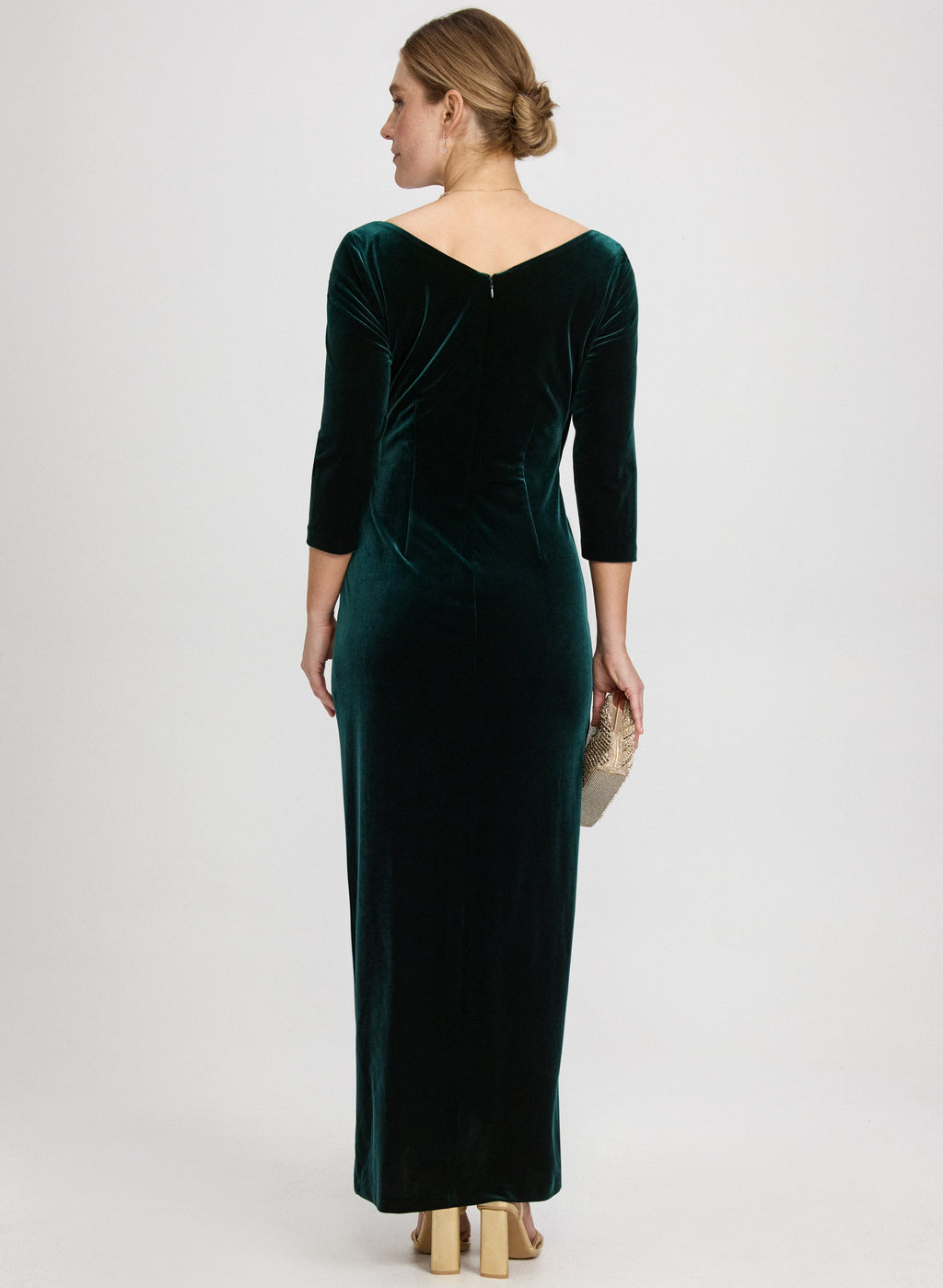Velvet Overlay Dress