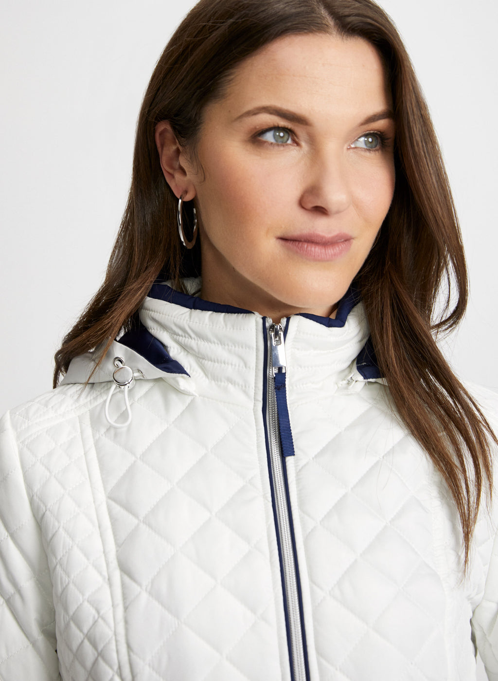 Diamond Quilted Coat