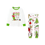 Holiday Family Christmas Pajamas Set With Playful Xmas Character Pattern Design