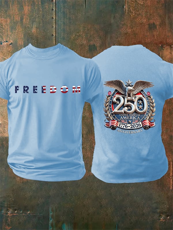 Men's  FREEDOM Print T-Shirt