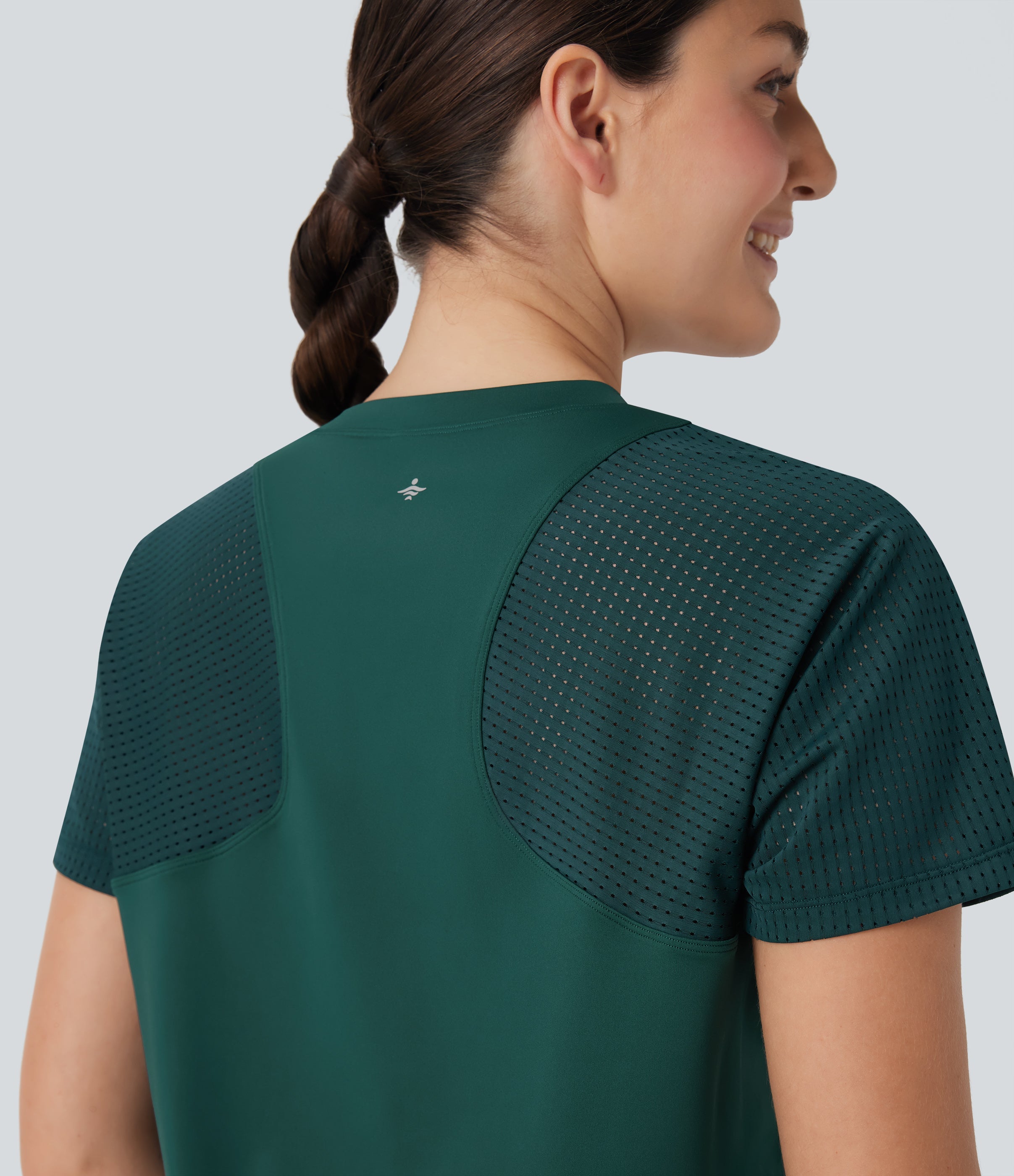 Cut Out Short Sleeve Running Sports Top