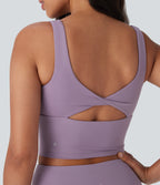 UltraSculptTM Cool Quick Dry Built-in Bra Yoga Tank Top-UPF 50+