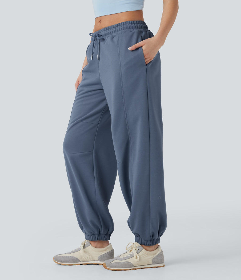 Low Rise Drawstring Casual Joggers with Pockets