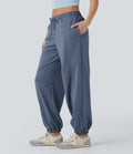 Low Rise Drawstring Casual Joggers with Pockets
