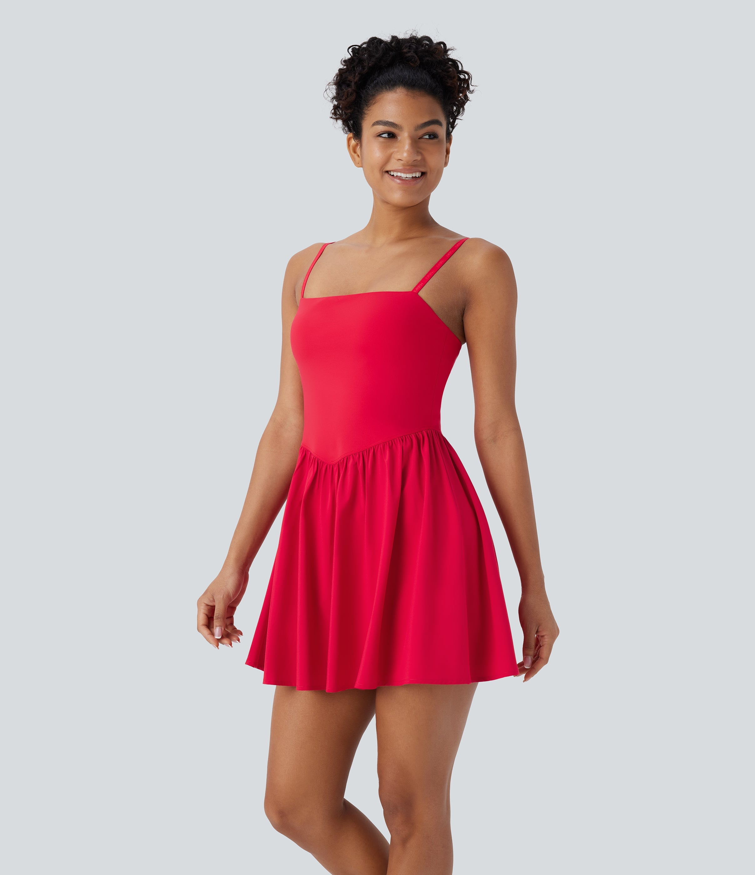 BreezefulTM 2-in-1 Quick Dry Mini Yoga Active Dress with Pockets-Easy Peezy Edition