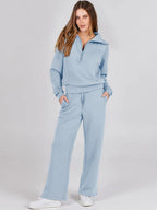 2024 Fall Trendy Outfits Oversized Two Piece Sweatsuit