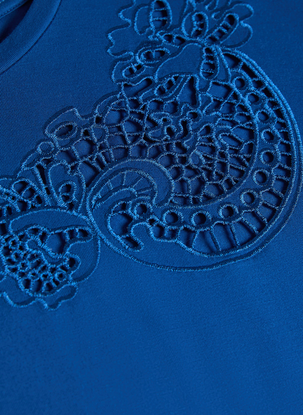 Embroidered T-Shirt Dress