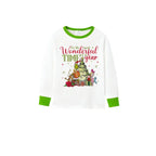 Holiday Family Christmas Pajamas Set With Funny Christmas Character Pattern Print