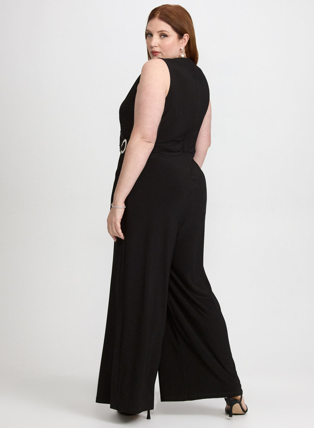 Embellished Wide-Leg Jumpsuit