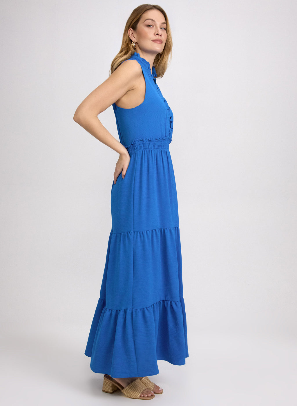 Frilled Trim Dress