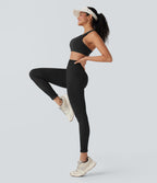 Seamless Flow High Waisted 7/8 Workout Leggings
