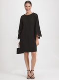 Embroidered Sleeve Dress