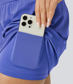 2026🔥UK Super High Waisted Back Pocket & Side Hidden Pocket 2-in-1 Yoga Shorts