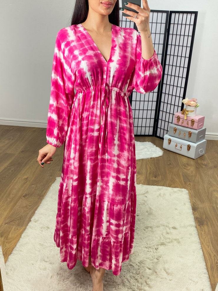 Eshy Tie Dye Maxi Dress