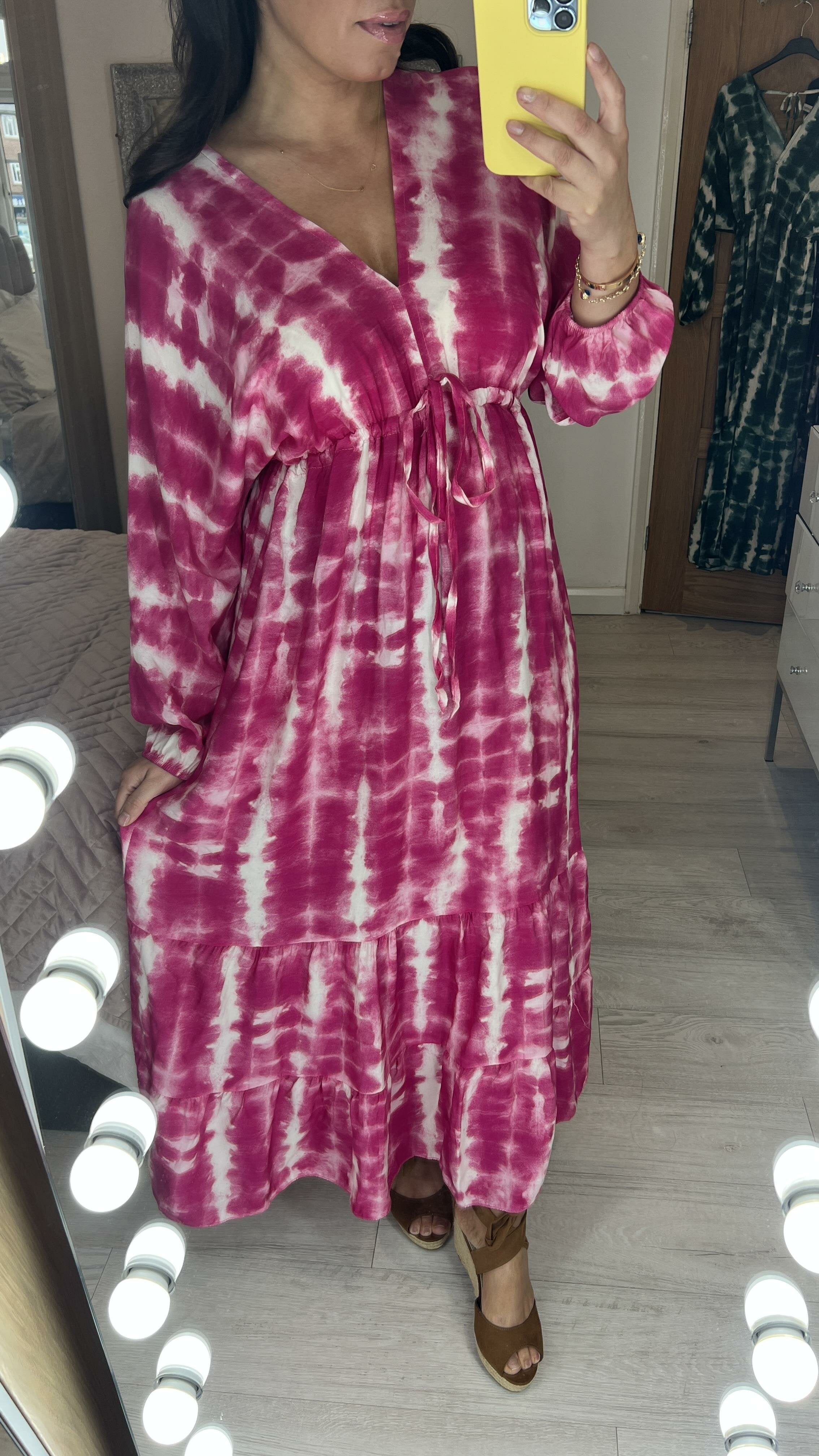 Eshy Tie Dye Maxi Dress