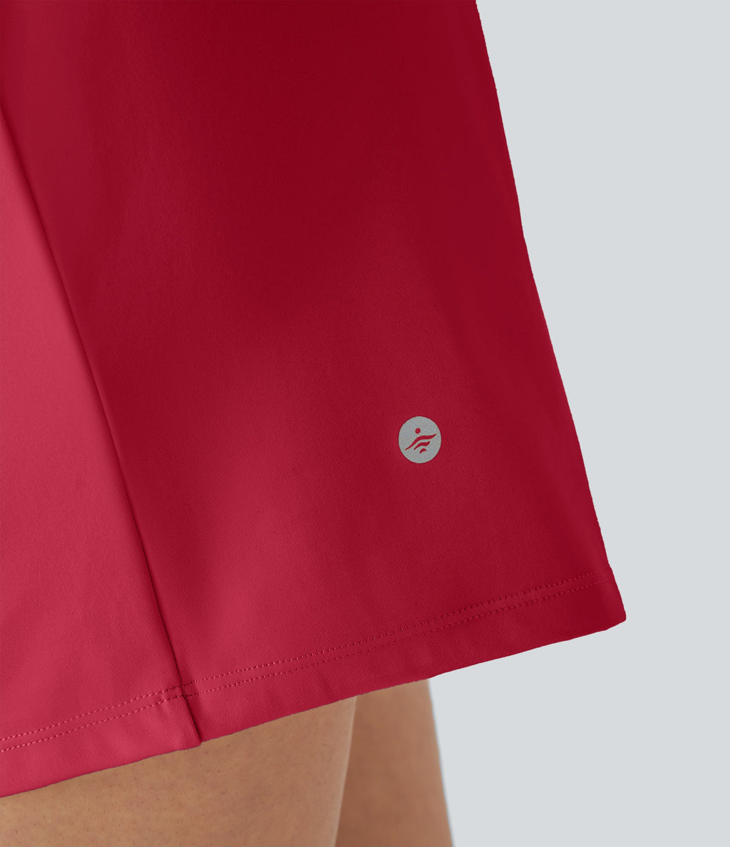 2026🔥UK Super High Waisted Back Pocket & Side Hidden Pocket 2-in-1 Yoga Shorts